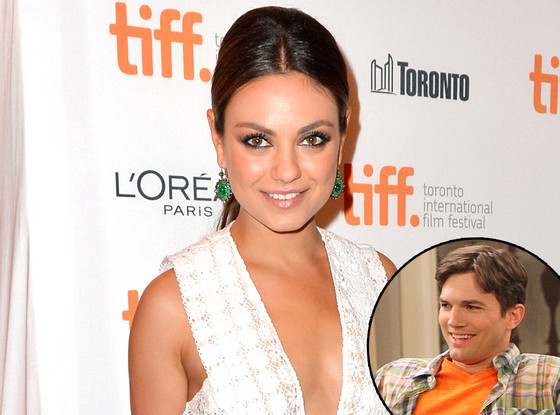 Mila Kunis, Ashton Kutcher, Two and a Half Men Mila Kunis, Ashton Kutcher, Two and a Half Men